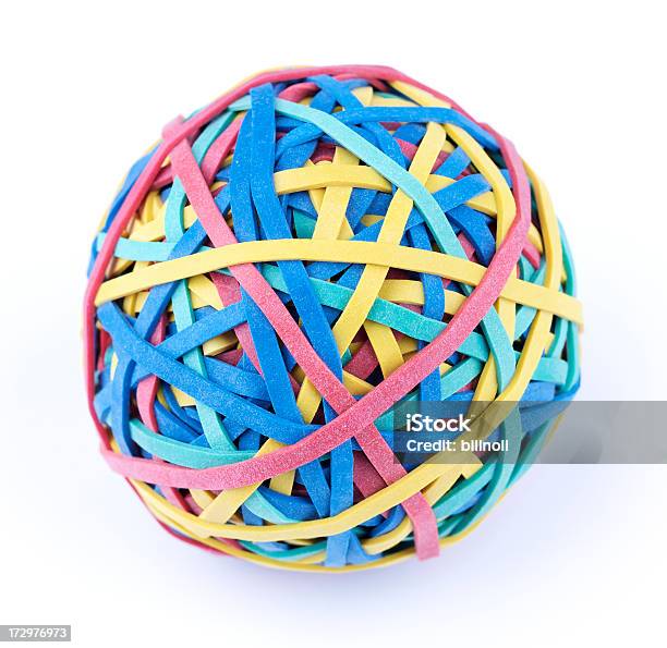 Elástico Bola De - Fotografias de stock e mais imagens de Abstrato - Abstrato, Amarelo, Azul