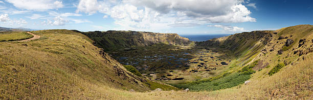 istock Rano Kau volcano crater 172977163