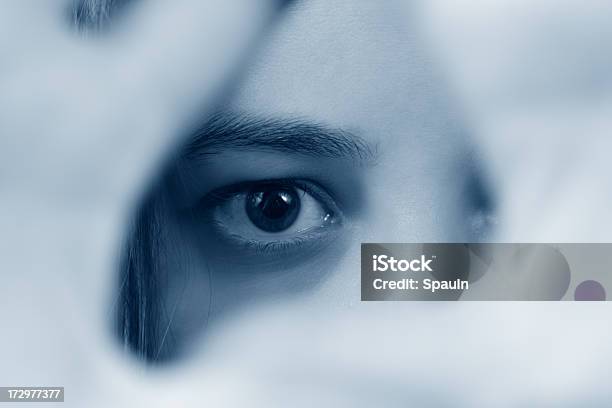 Augen Und Hände Stockfoto und mehr Bilder von Abgeschiedenheit - Abgeschiedenheit, Abschirmen, Angst