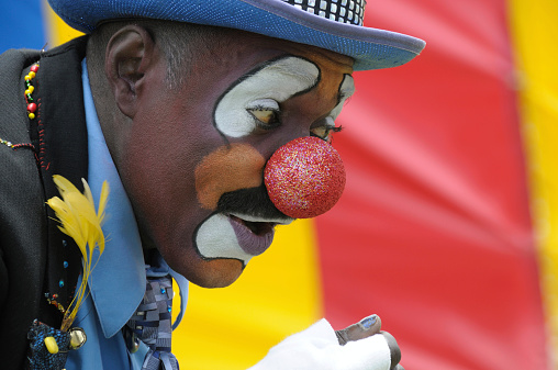 Profile of a clown