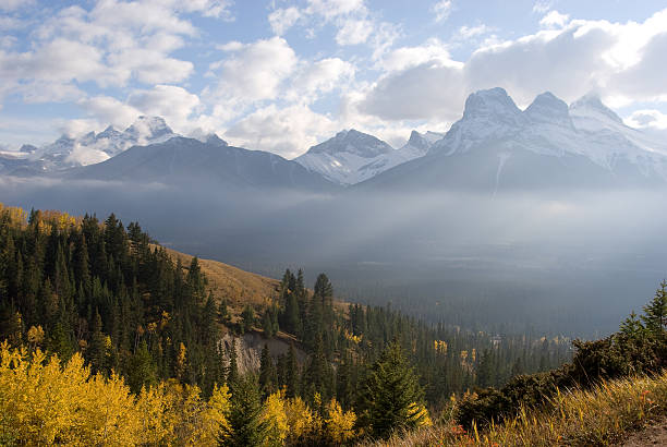 Three Sisters montagne à l'automne - Photo