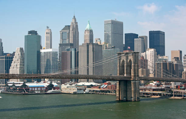 istock Brooklyn Bridge and New York Skyline 172977878