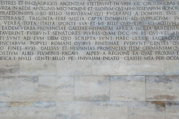 istock Half Latin Half-Blank Wall in Marble Block 172978083