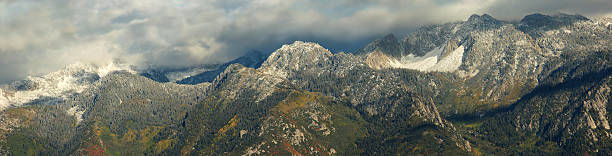 Magnificent Rocky Mountain Autumn stock photo