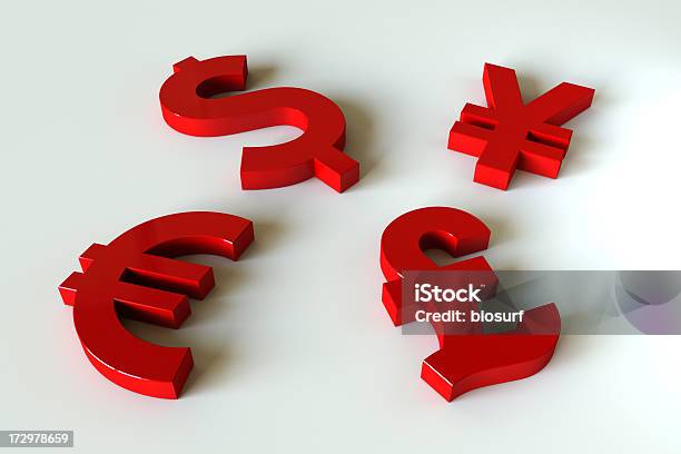 Símbolo De Moeda - Fotografias de stock e mais imagens de Atividade bancária - Atividade bancária, Figura para recortar, Finanças