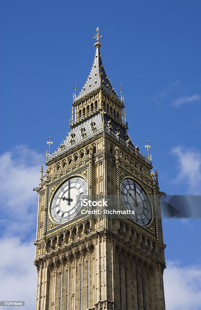 Londres. Torre do Big Ben - Foto de stock de Antigo royalty-free