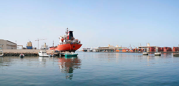 Dakar Harbour stock photo