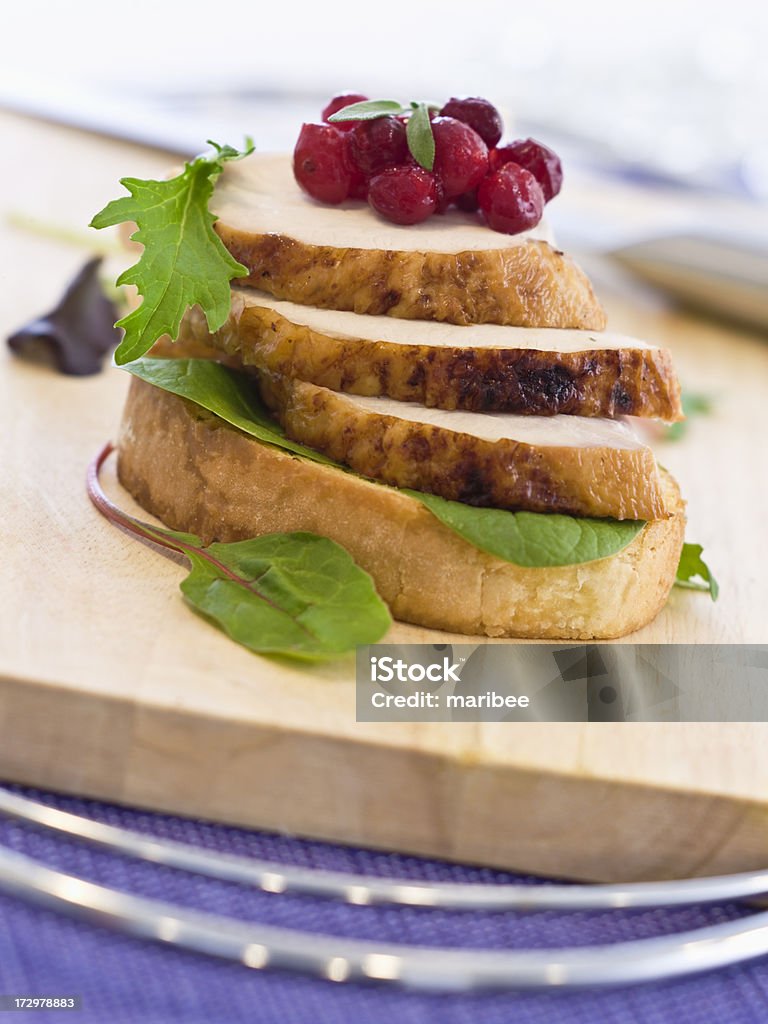 Croustillant peau ouvert Turquie de Cranberry - Photo de Aliments et boissons libre de droits