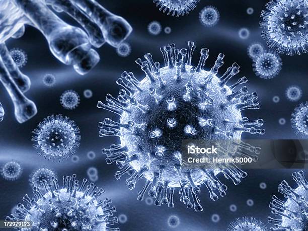 Grande Plano Do Vírus - Fotografias de stock e mais imagens de HIV - HIV, Bactéria, SIDA