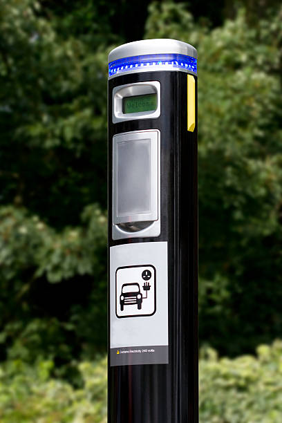 istock Electric powered vehicle street charging point 172979260