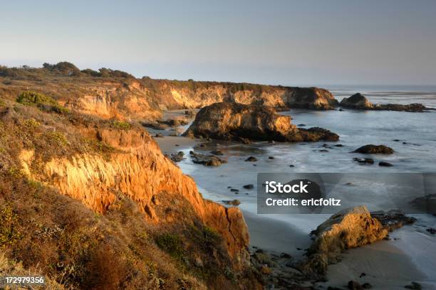 Photo libre de droit de San Simeon Rive banque d'images et plus d'images libres de droit de Big Sur - Big Sur, Californie, Coucher de soleil