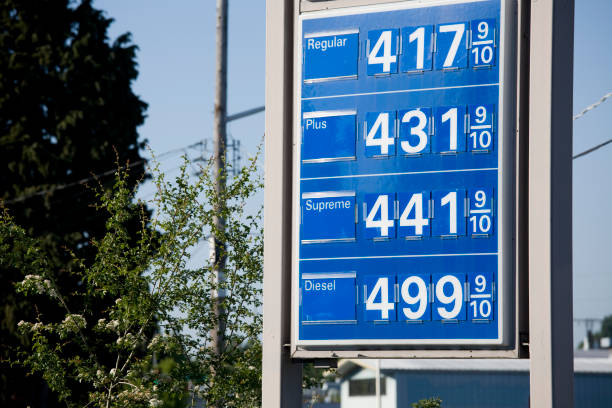istock High Gas Prices pushing $5.00 a gallon 172979795