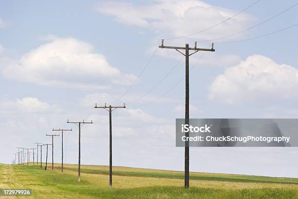 Poste Telegráfico Rural Región Central De Los Estados Unidos Prairie Foto de stock y más banco de imágenes de Poste telegráfico
