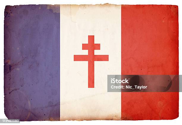 Foto de Bandeira Da França Xxxl Da Segunda Guerra Mundial e mais fotos de stock de Abstrato - Abstrato, Antigo, Antiguidade
