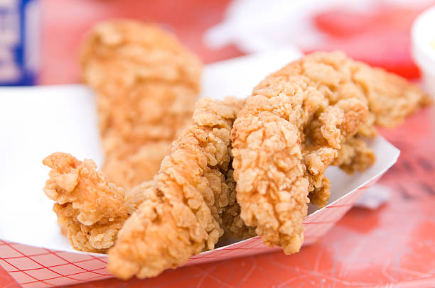 Fried Chicken Tenders stock photo