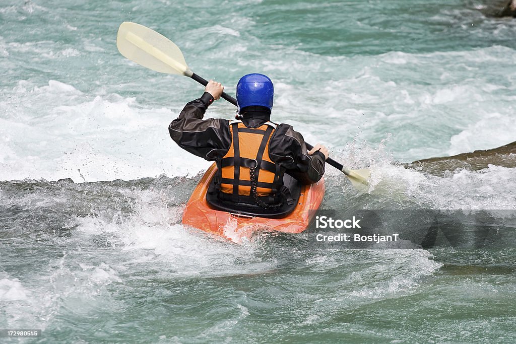 Kayaker "Kayaking on Soca river, SloveniaSimilar shots:" Adventure Stock Photo