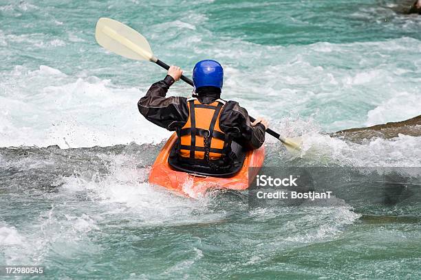 Kayaker Stock Photo - Download Image Now - Adventure, Aquatic Sport, Competition