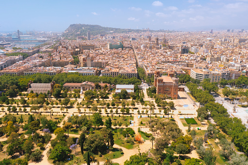 Parc de la Ciutadella in Barcelona Spain