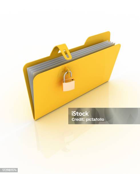 Unsecured Carpeta Foto de stock y más banco de imágenes de Datos - Datos, Documento, Carpeta de anillas