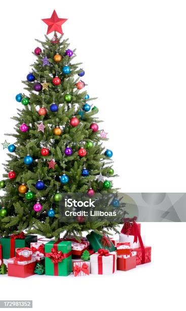 Foto de Bolas De Natal Xxl e mais fotos de stock de Azul - Azul, Caixa de presentes, Comemoração - Evento