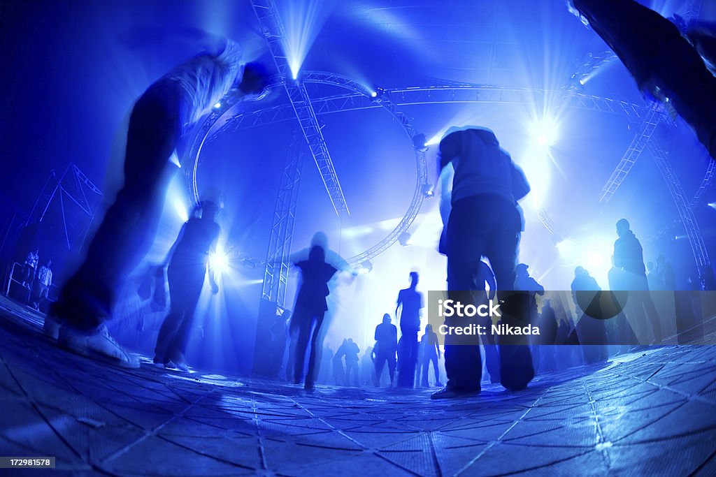 Menschen-Tanz - Lizenzfrei Kontur Stock-Foto