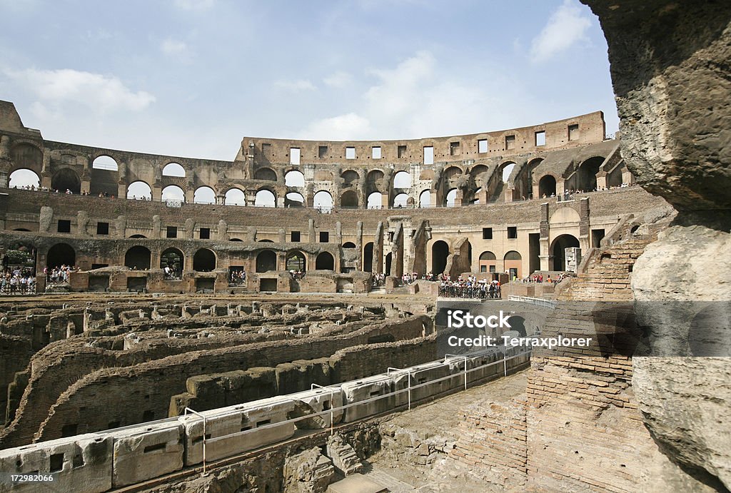 내륙발 of The Colosseum, 로마 - 로열티 프리 0명 스톡 사진