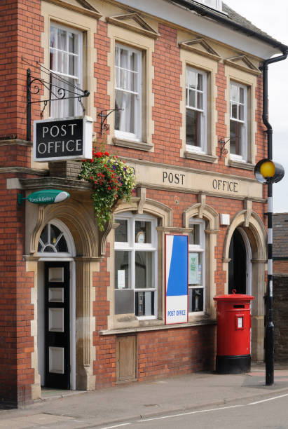 Town Post Office, Worcestershire stock photo