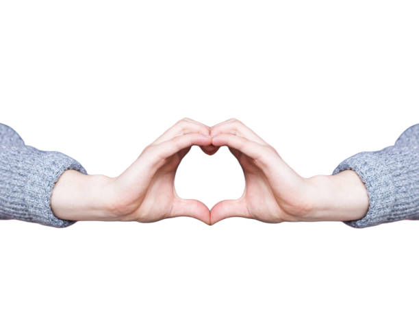 istock hands forming the heart on white background- 1729825617