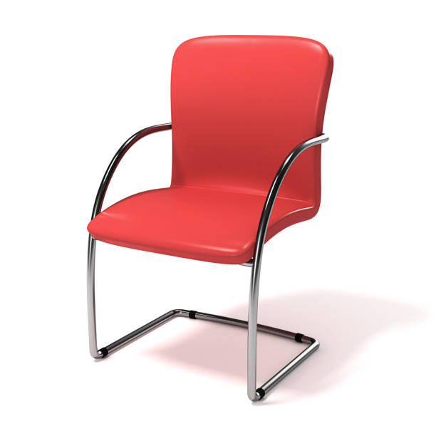 istock Leather Cantilever Visitor Chair 172982563