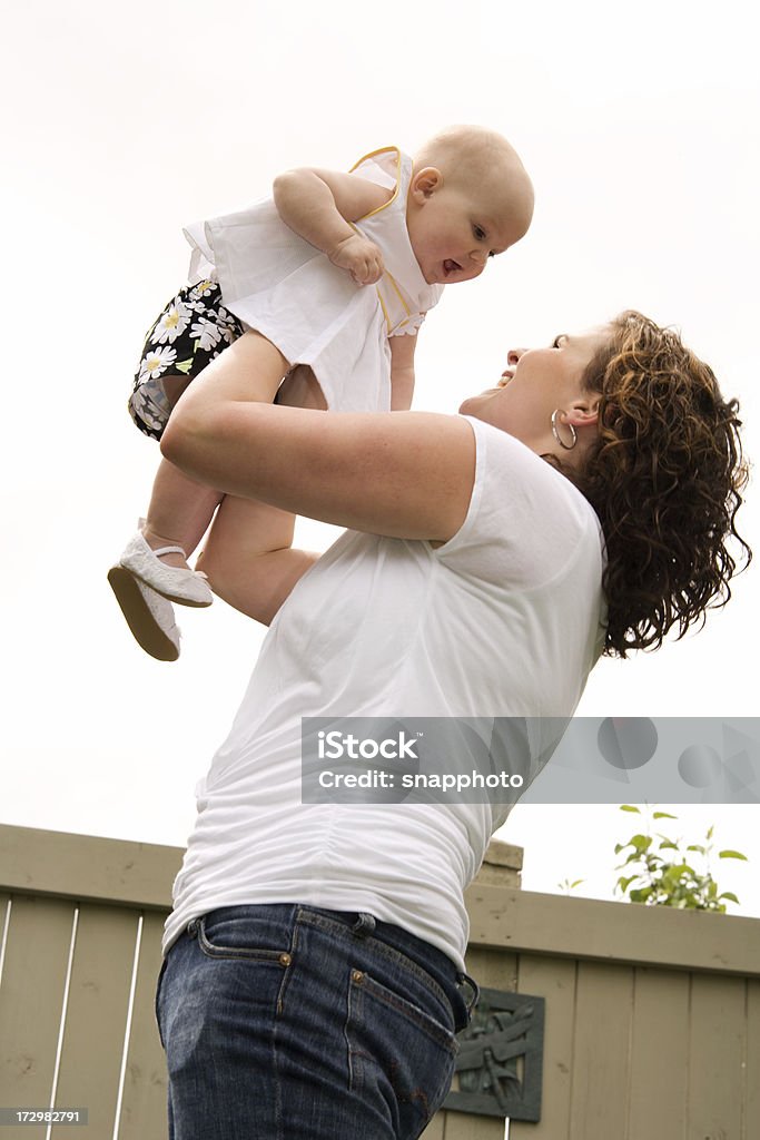 Mutter und Baby - Lizenzfrei Alleinerzieherin Stock-Foto