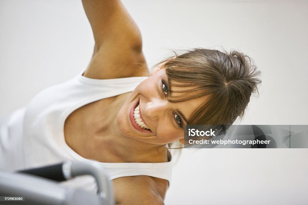 Fitness Frau - Lizenzfrei Bildschärfe Stock-Foto