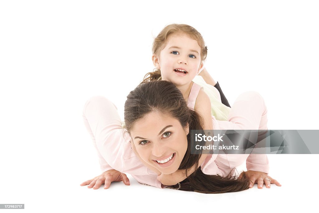 Mutter und Tochter spielen - Lizenzfrei Familie Stock-Foto