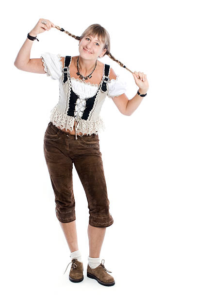 Blonde Woman with braids