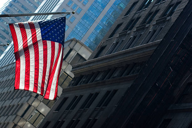 istock American flag on Manhattan's street 172984662