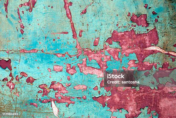 박리 다채로운 벽 0명에 대한 스톡 사진 및 기타 이미지 - 0명, 거친, 고대비