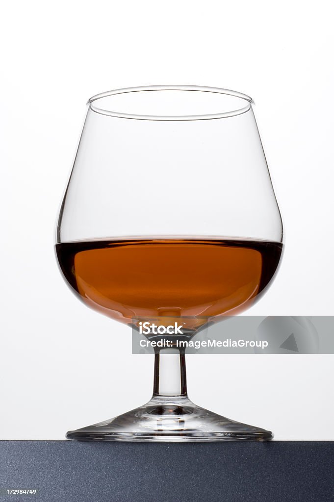 in Glas Brandy - Lizenzfrei Alkoholisches Getränk Stock-Foto