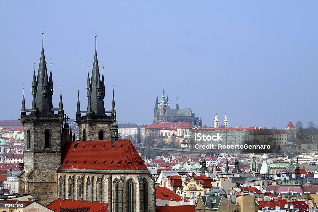 Horizonte de Praga - Royalty-free Ao Ar Livre Foto de stock