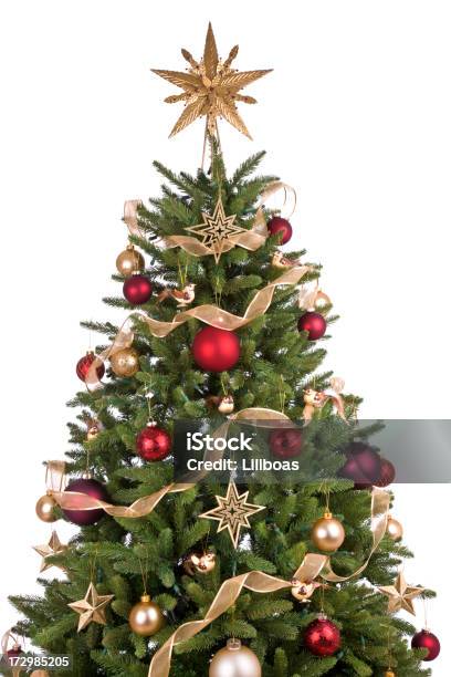 Árbol De Navidad Xxl Foto de stock y más banco de imágenes de Árbol de navidad - Árbol de navidad, Recortable, Fondo blanco