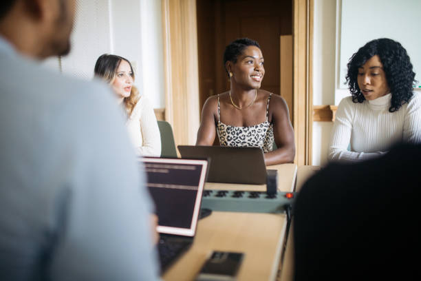 istock Modern Young Business Team Meeting in Share Office Space 1729858379