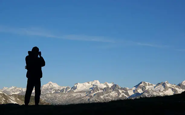 Photographing Bernese Alps, Switzerland 