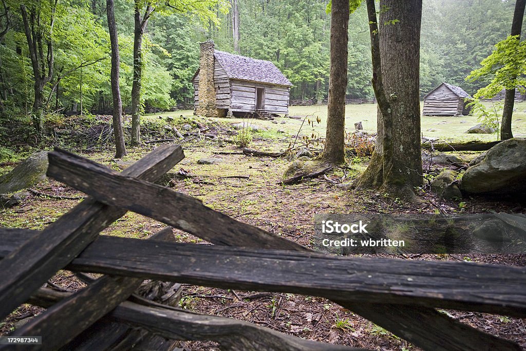 Homestead gór Smoky Mountains - Zbiór zdjęć royalty-free (Stan Tennessee)