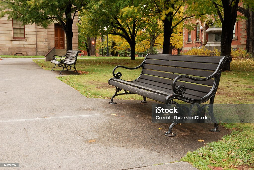 Park Bench, Prince-Edward-Island. - Lizenzfrei Altertümlich Stock-Foto