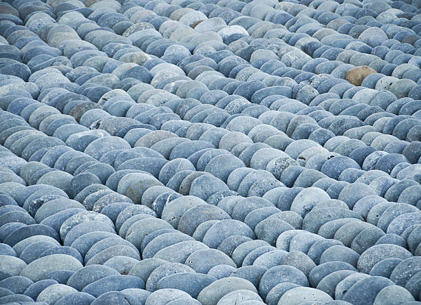 Field of rocks stock photo