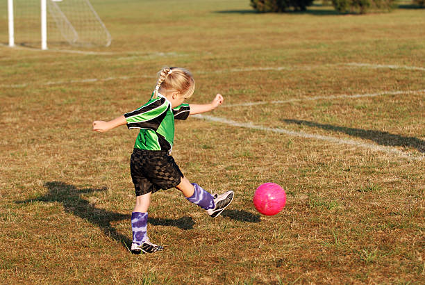 istock Kicking the Soccer Bal 172987599