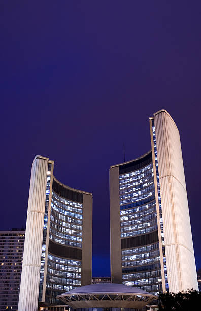 istock Toronto city hall at night 172987795