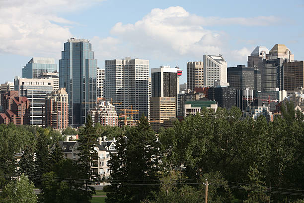 istock Calgary Skyline From TransCanada Pipe To Bankers Hall 172987941
