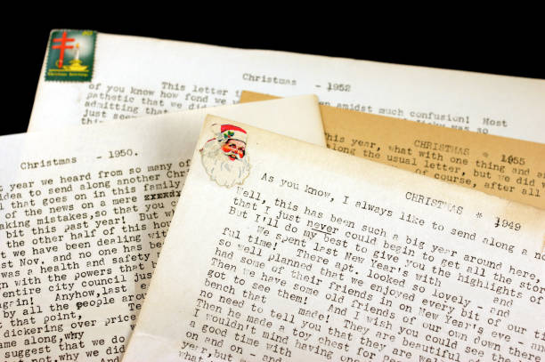 Christmas Letters Circa 1949 to 1955
