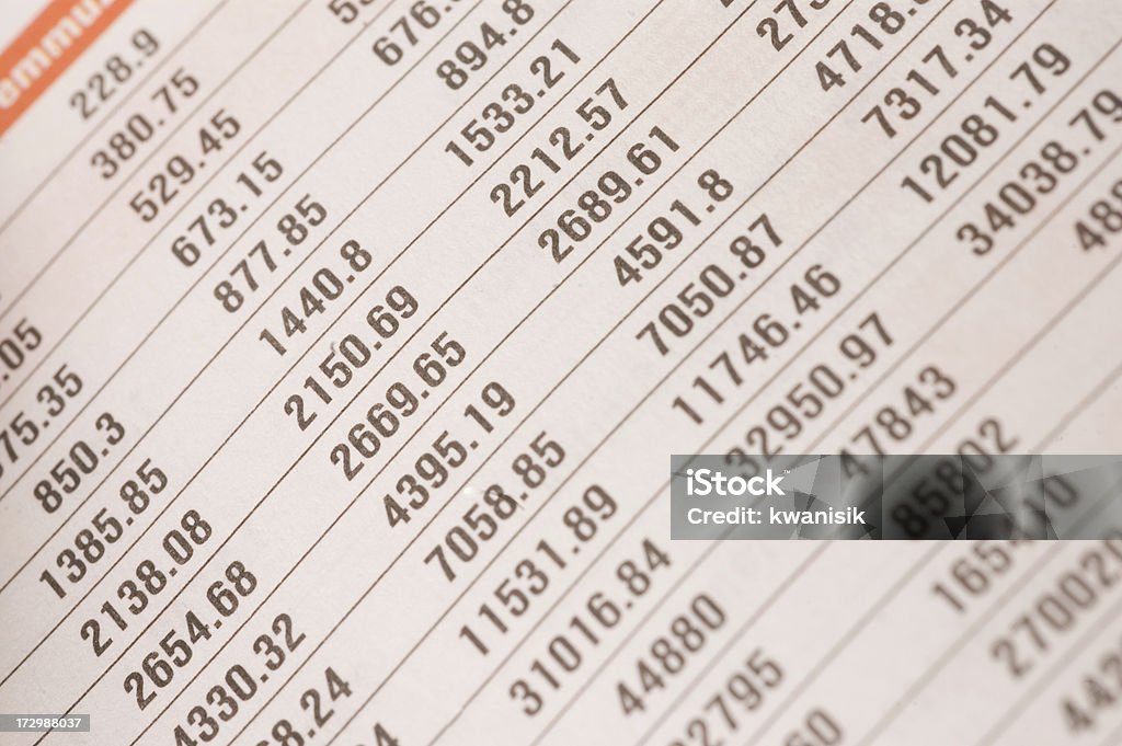 Números e finanças - Foto de stock de Cifras Financeiras royalty-free