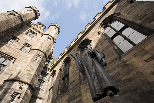 New College, Edinburgh Uni. stock photo