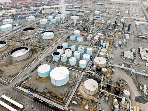 Gas Refinery at Port of Tacoma